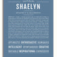 Frame Options | Steele Blue | White Frame, Matted