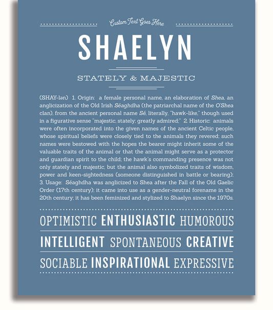 Frame Options | Steele Blue | White Frame, Matted