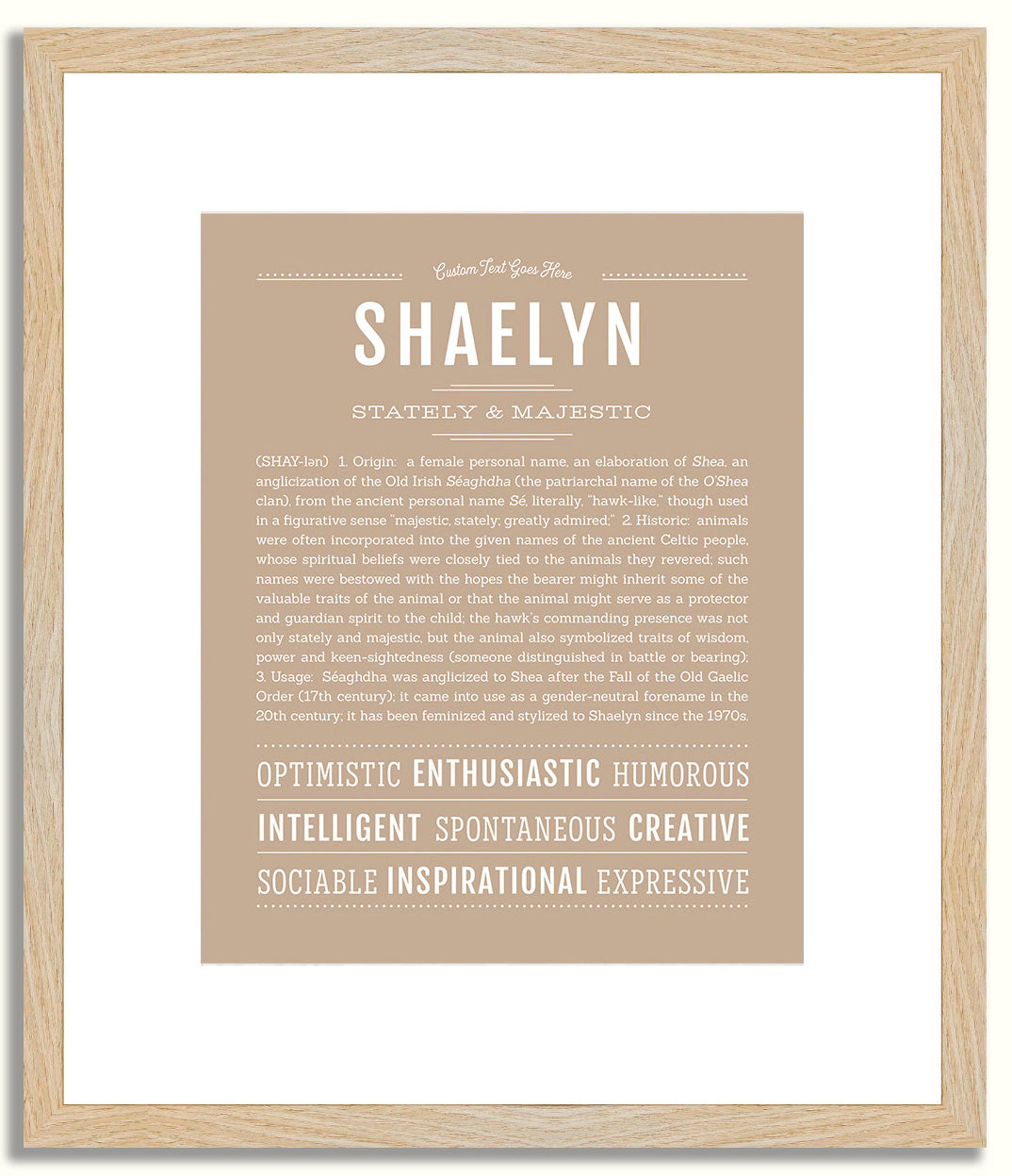 Shaelyn | Name Art Print