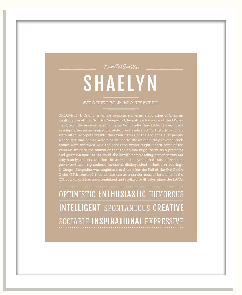 Shaelyn | Name Art Print