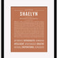Shaelyn | Name Art Print