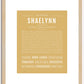 Shaelynn | Name Art Print