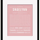 Frame Options | Dusty Rose | Black Frame, Matted