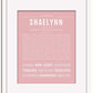 Frame Options | Dusty Rose | White Frame, Matted