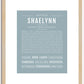 Shaelynn | Name Art Print