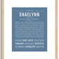 Shaelynn | Name Art Print