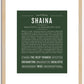 Shaina | Name Art Print