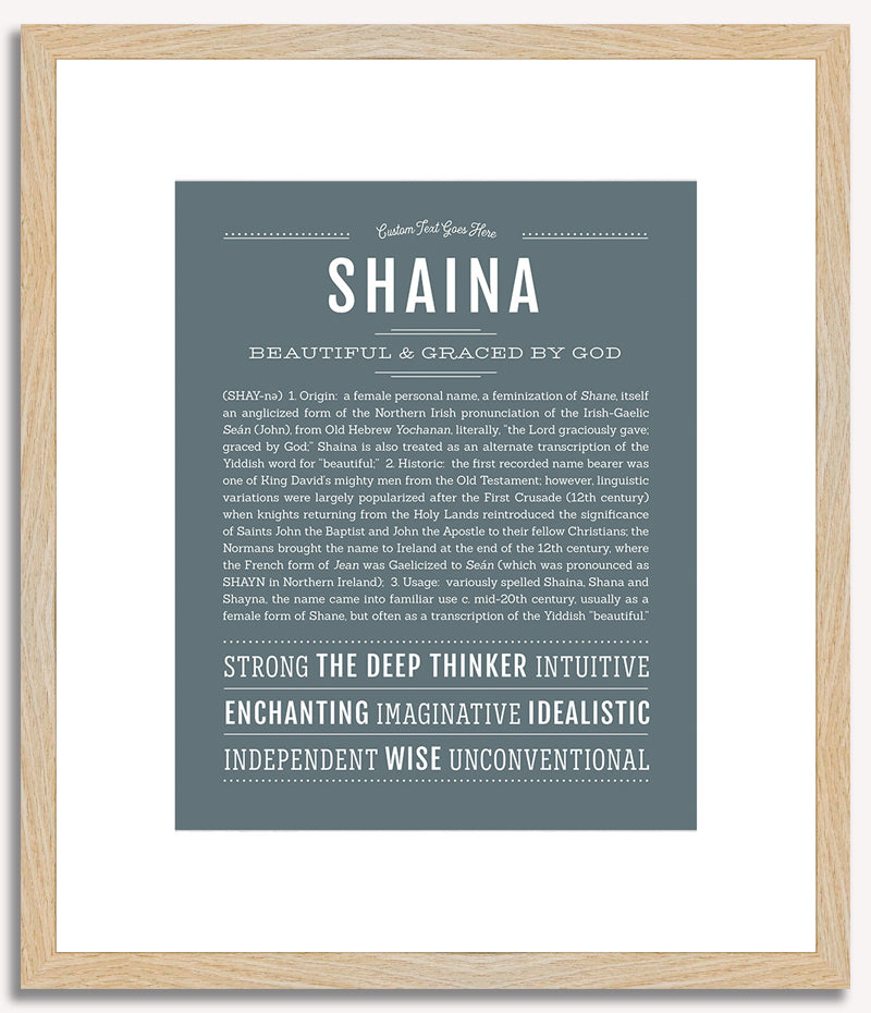 Shaina | Name Art Print