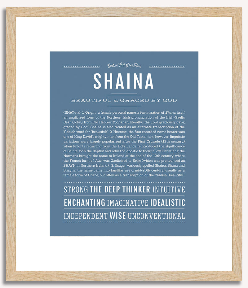 Shaina | Name Art Print