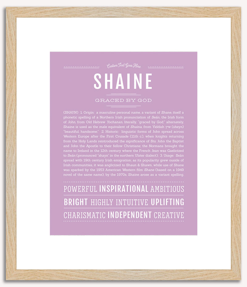 Shaine | Name Art Print