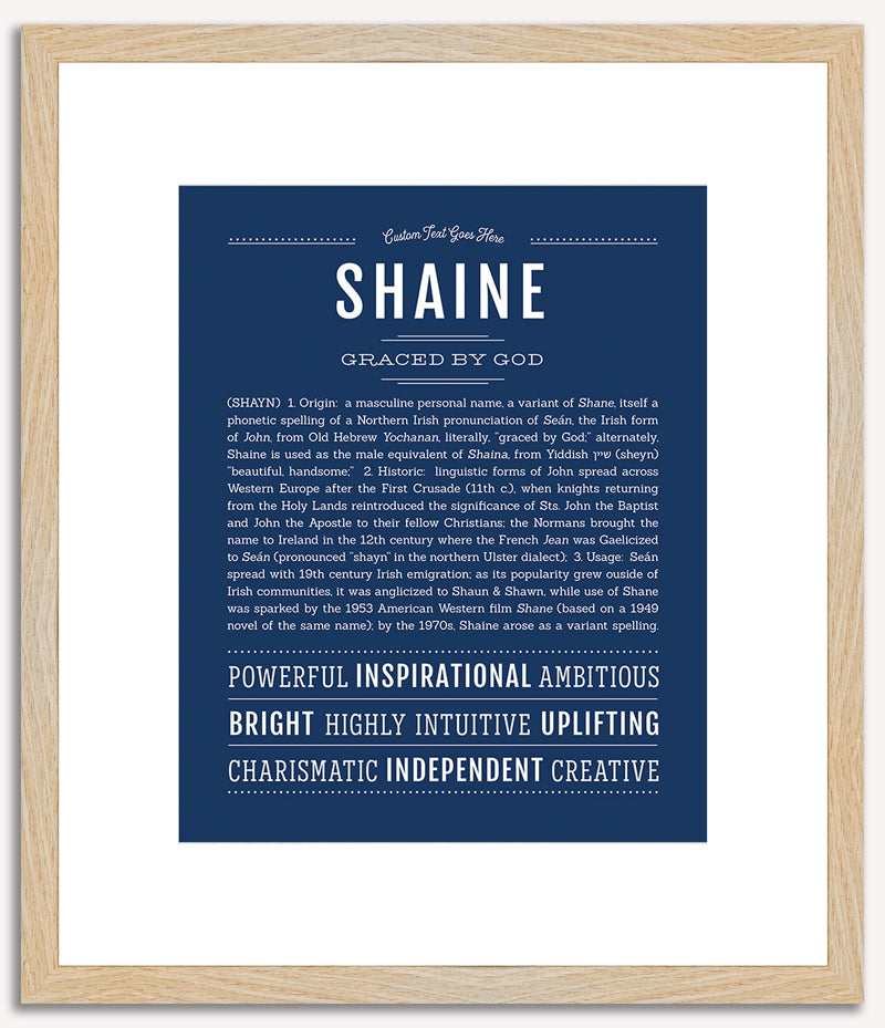 Shaine | Name Art Print