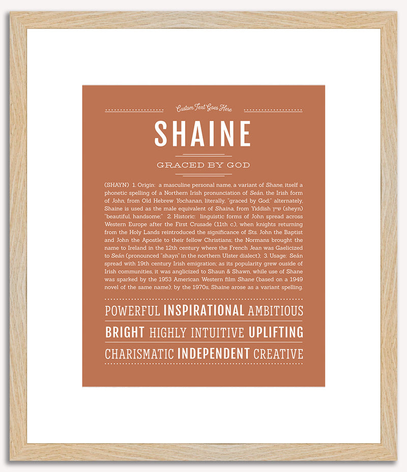 Shaine | Name Art Print