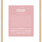 Frame Options | Dusty Rose | Maple Frame, Matted