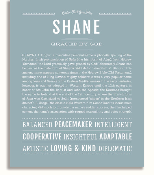 Frame Options | Powder Blue | No Frame