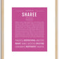 Sharee | Name Art Print