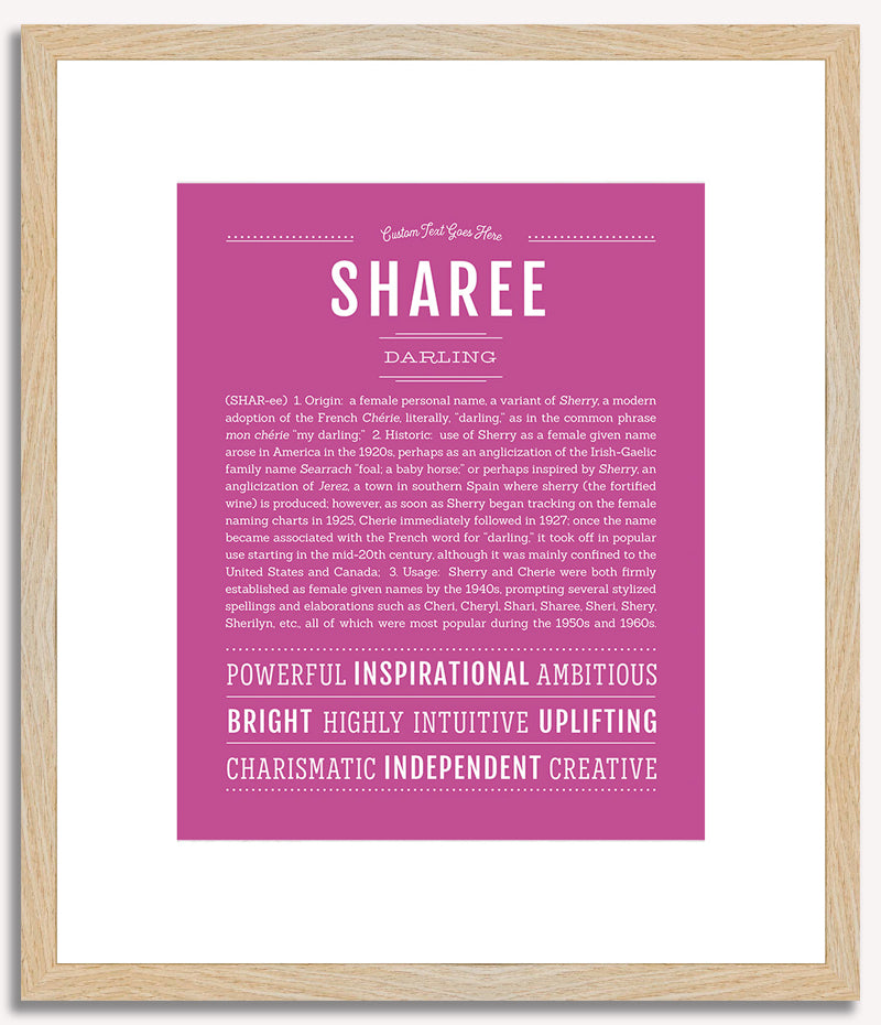 Sharee | Name Art Print