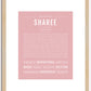 Sharee | Name Art Print