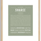 Sharee | Name Art Print