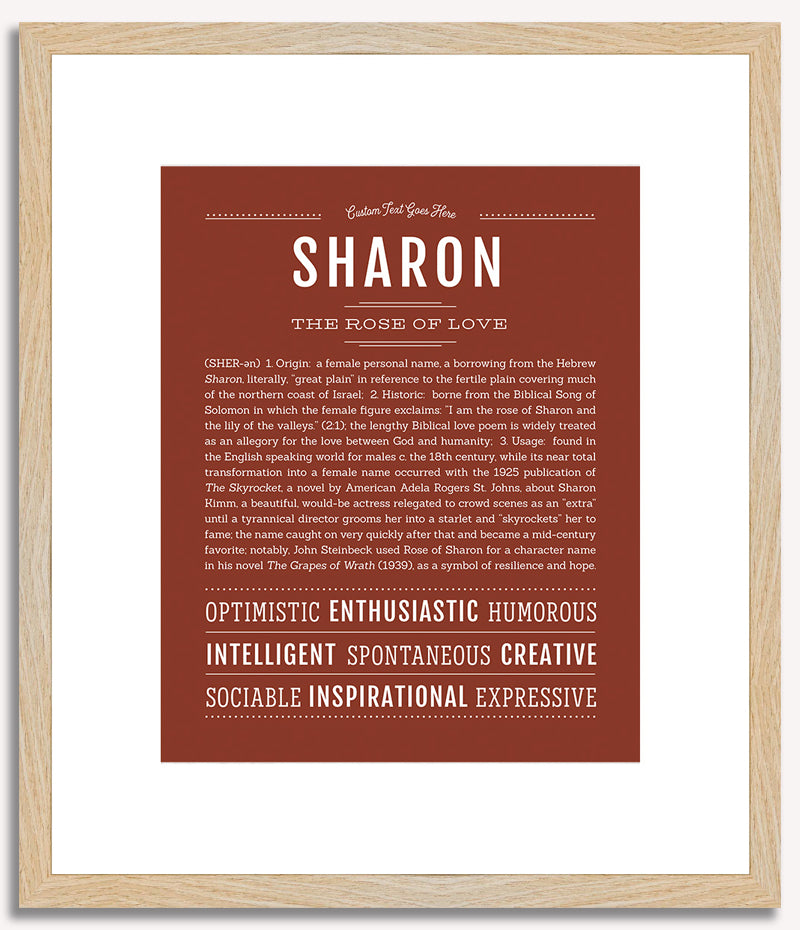 Sharon | Name Art Print