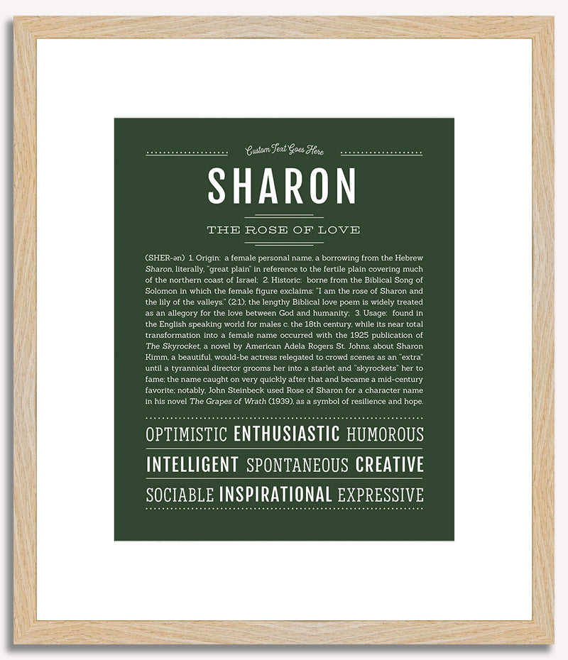 Sharon | Name Art Print