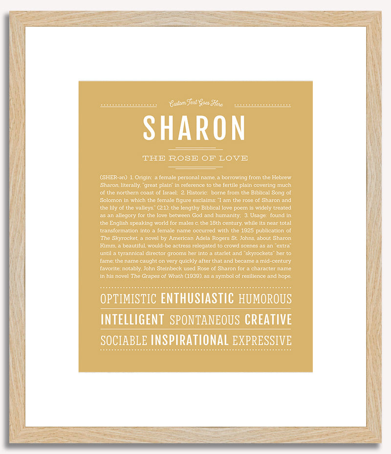 Sharon | Name Art Print