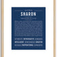 Sharon | Name Art Print