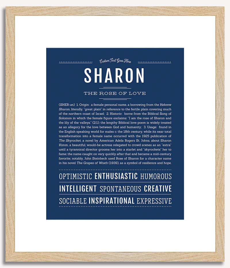 Sharon | Name Art Print