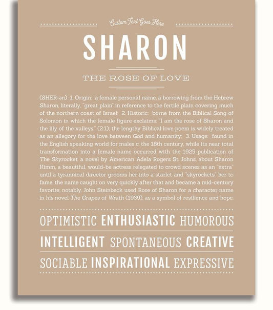 Frame Options | Tan | No Frame