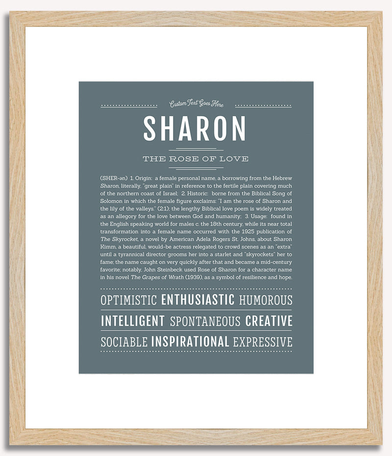 Sharon | Name Art Print