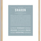 Sharon | Name Art Print