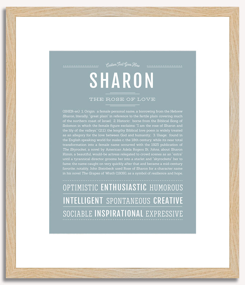 Sharon | Name Art Print