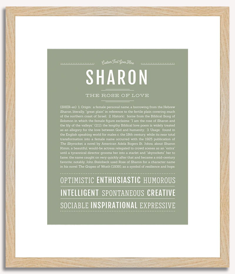 Sharon | Name Art Print