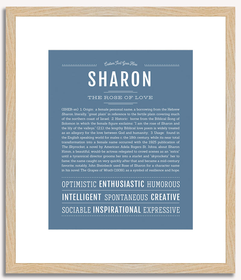 Sharon | Name Art Print