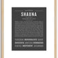 Shauna | Name Art Print