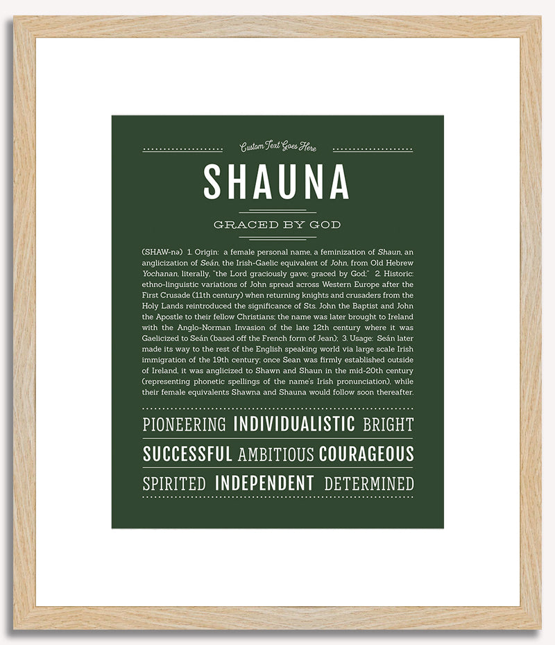 Shauna | Name Art Print