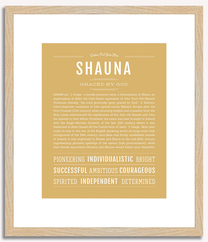 Shauna | Name Art Print