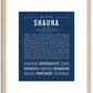 Shauna | Name Art Print