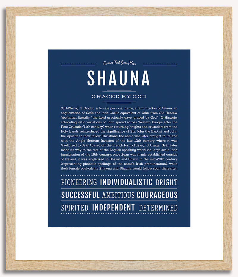 Shauna | Name Art Print