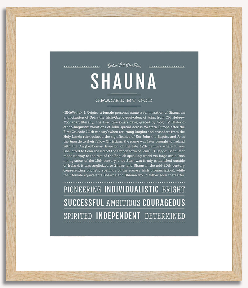 Shauna | Name Art Print