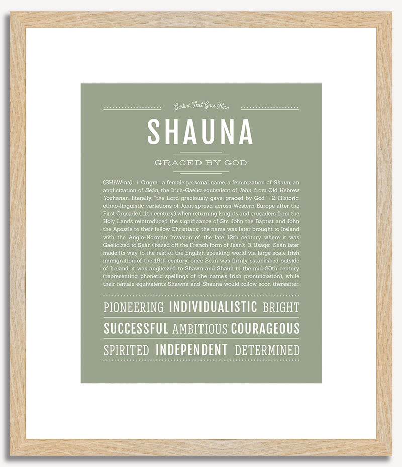 Shauna | Name Art Print