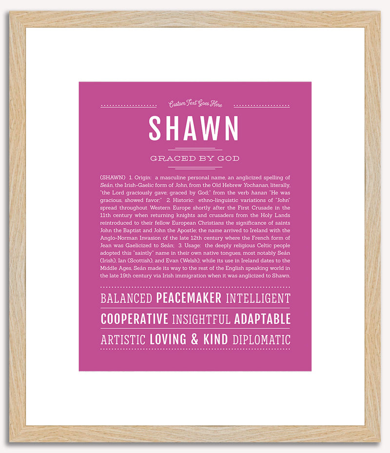 Shawn | Name Art Print