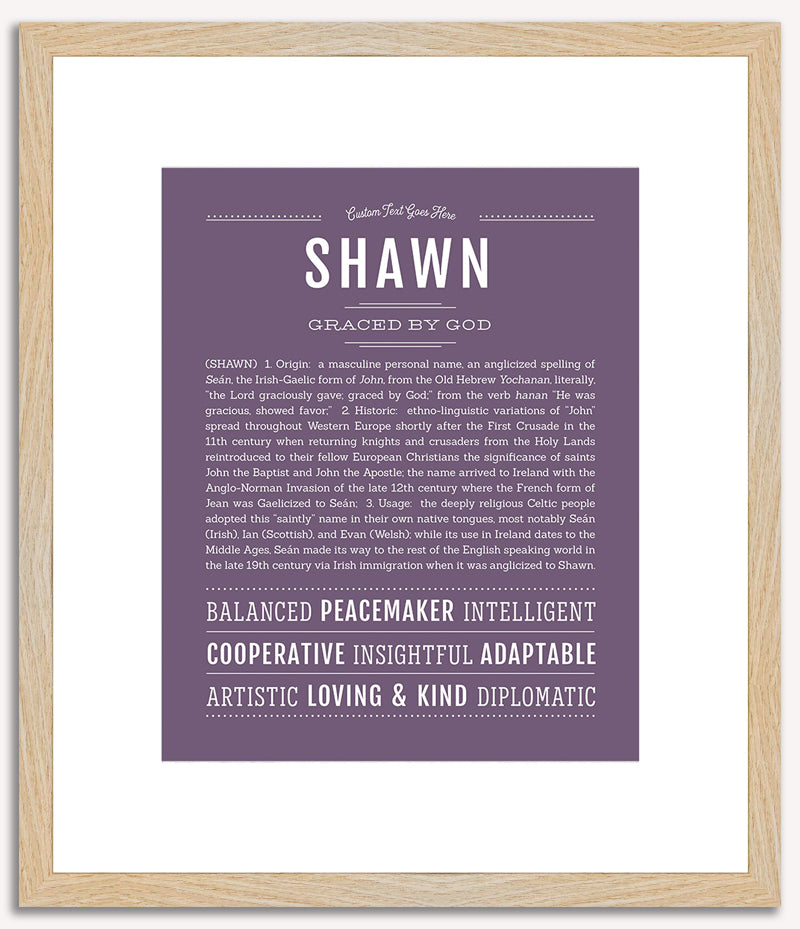 Shawn | Name Art Print