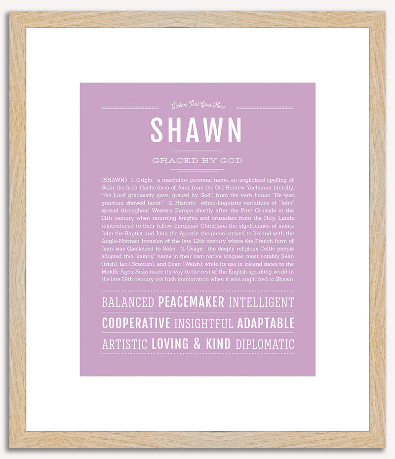 Shawn | Name Art Print