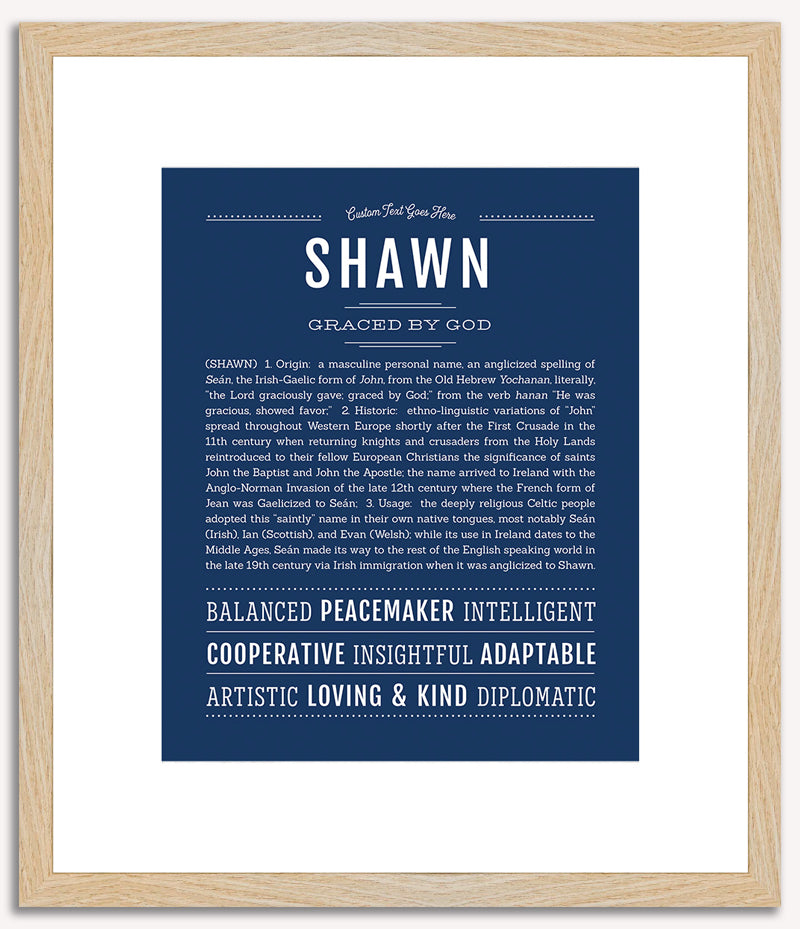 Shawn | Name Art Print