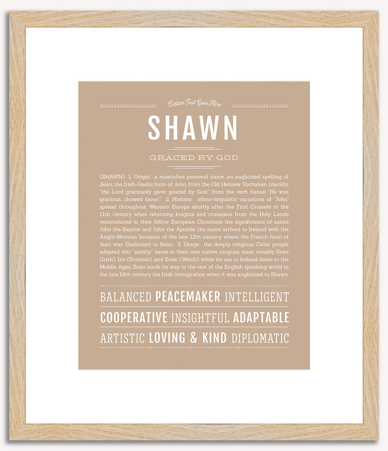 Shawn | Name Art Print