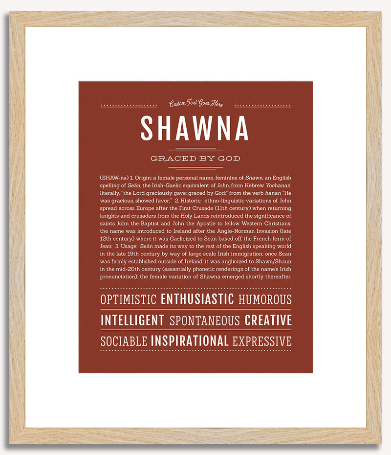 Shawna | Name Art Print