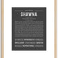 Shawna | Name Art Print