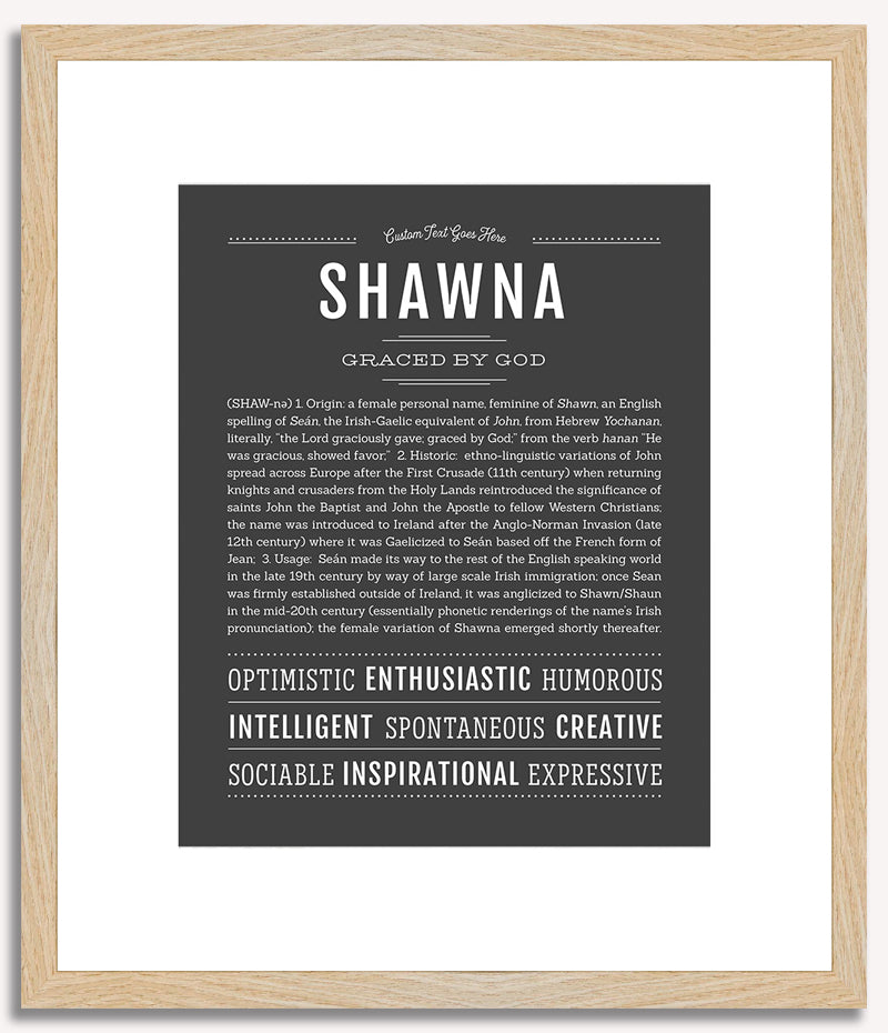 Shawna | Name Art Print