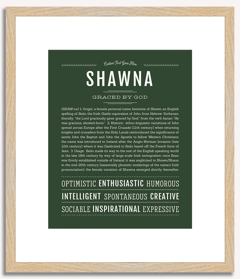 Shawna | Name Art Print