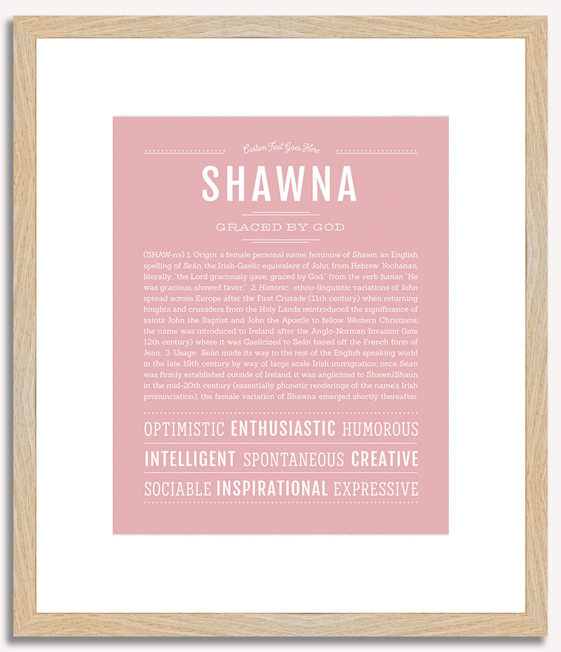 Shawna | Name Art Print